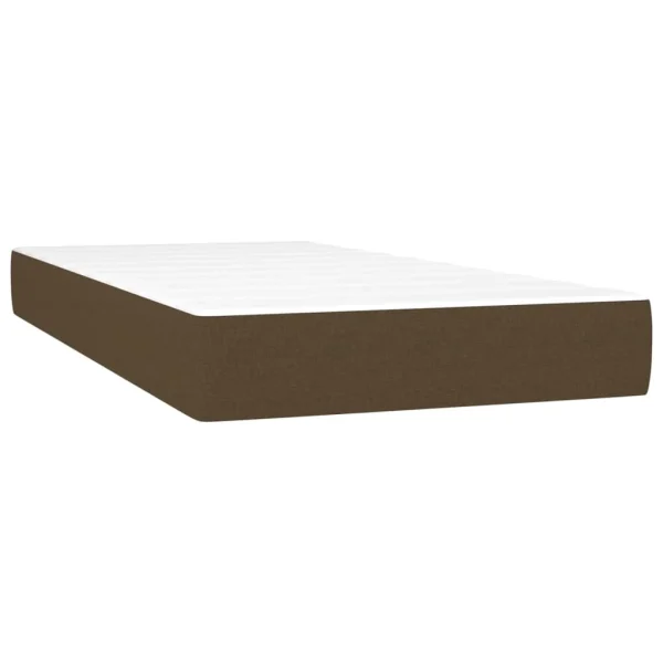 Boxspring met matras 90x200 cm donkerbruin