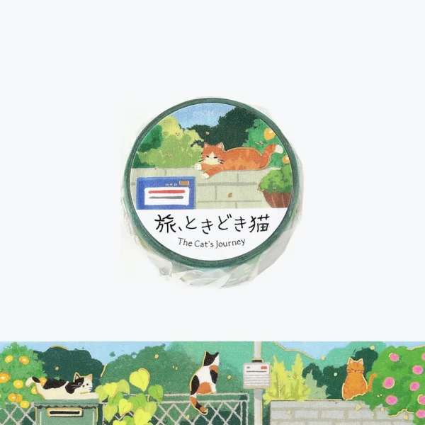 BGM-Washi-Tape-The-Cat_s-Journey-10.jpgv1789317066 BGM - Washi Tape - The Cat's Journey - Garden