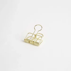 Bookbinders Design - Bulldog Clip - Gold 