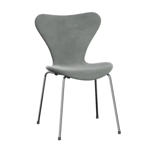 Fritz Hansen Series 7 Vlinderstoel chrome Belfast Seal Grey