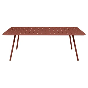 Fermob Luxembourg tuintafel L207 x B100 cm Red ochre