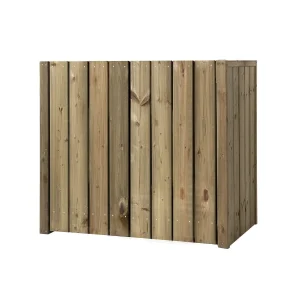 Achterwand Voor 2x 240 liter 133,5x87,5x119cm Geïmpregneerd hout